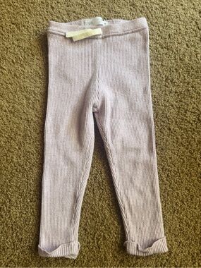 Zara Knit Lavender Leggings 3Y